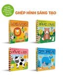  Bộ Sách Ghép Hình Sáng Tạo (Bộ 4 Cuốn) 