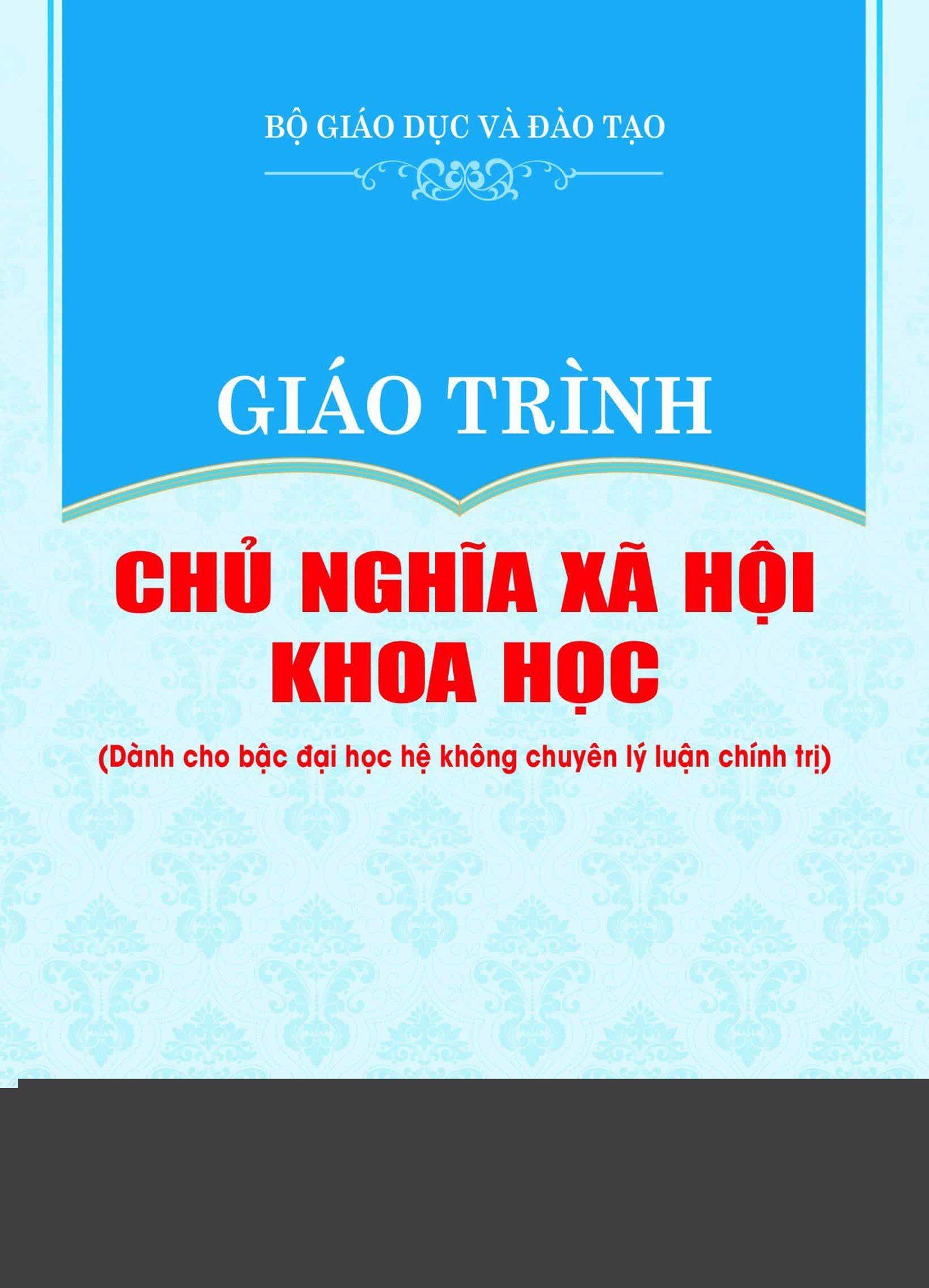  Giáo trình Chủ nghĩa xã hội khoa học (Dành cho bậc đại học hệ không chuyên lý luận chính trị) 