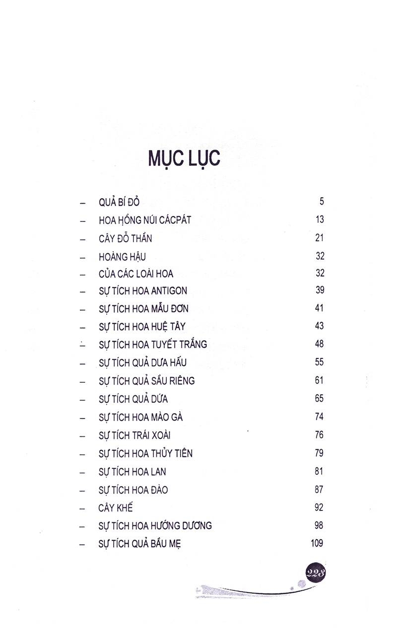  Thế Giới Tuổi Thần Tiên - Truyện Kể Về Các Loài Hoa 