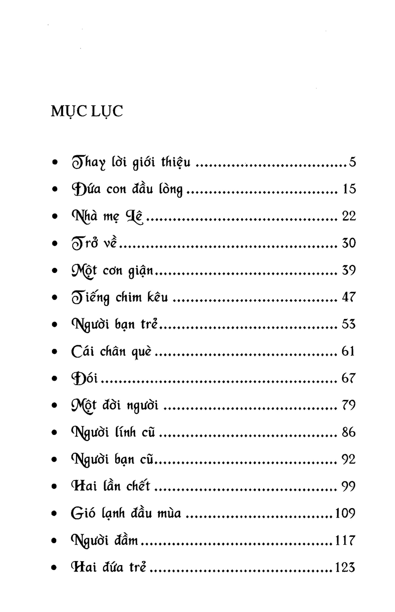  Truyện Ngắn Thạch Lam 