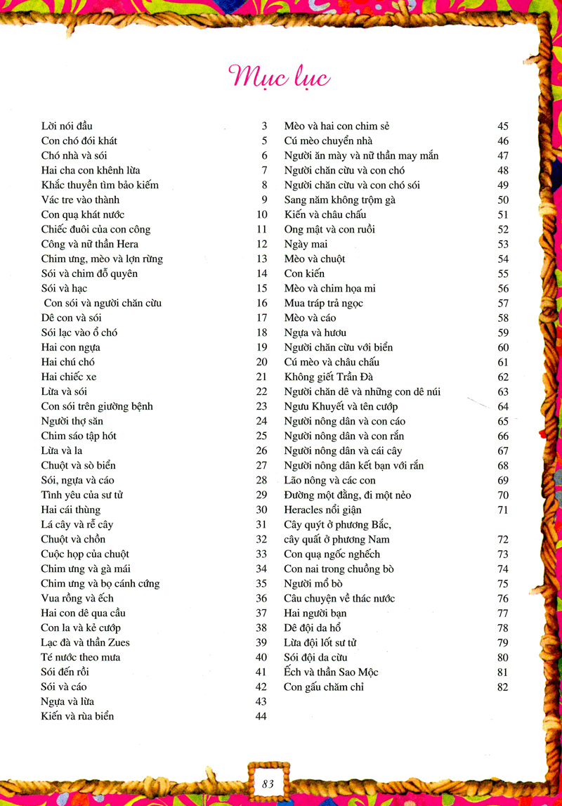  Những Câu Chuyện Ngụ Ngôn Kinh Điển Theo Bé Suốt Cuộc Đời - Té Nước Theo Mưa (Tái Bản 2016) 