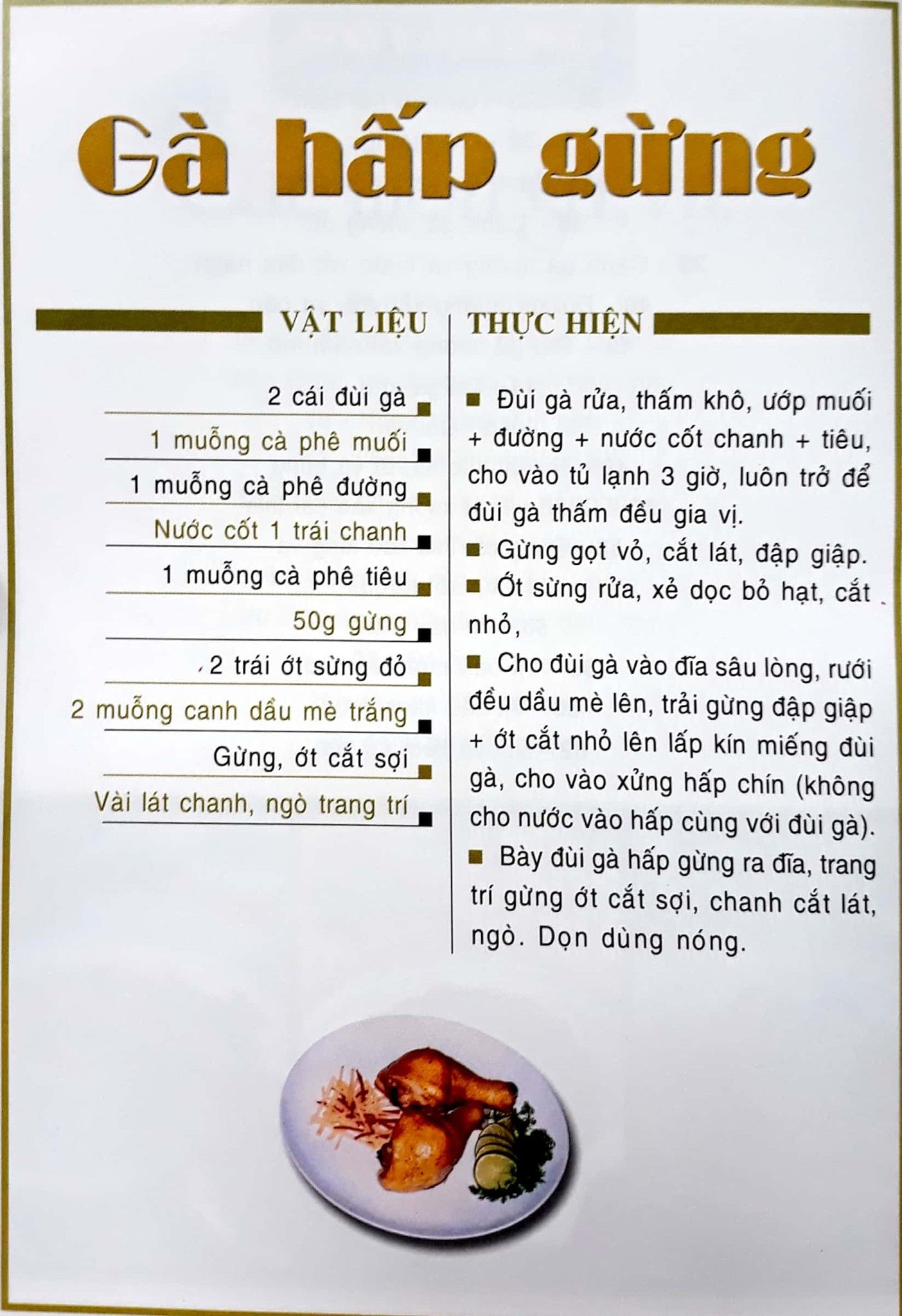  Món Ăn Được Ưa Thích - Món Gà, Vịt 