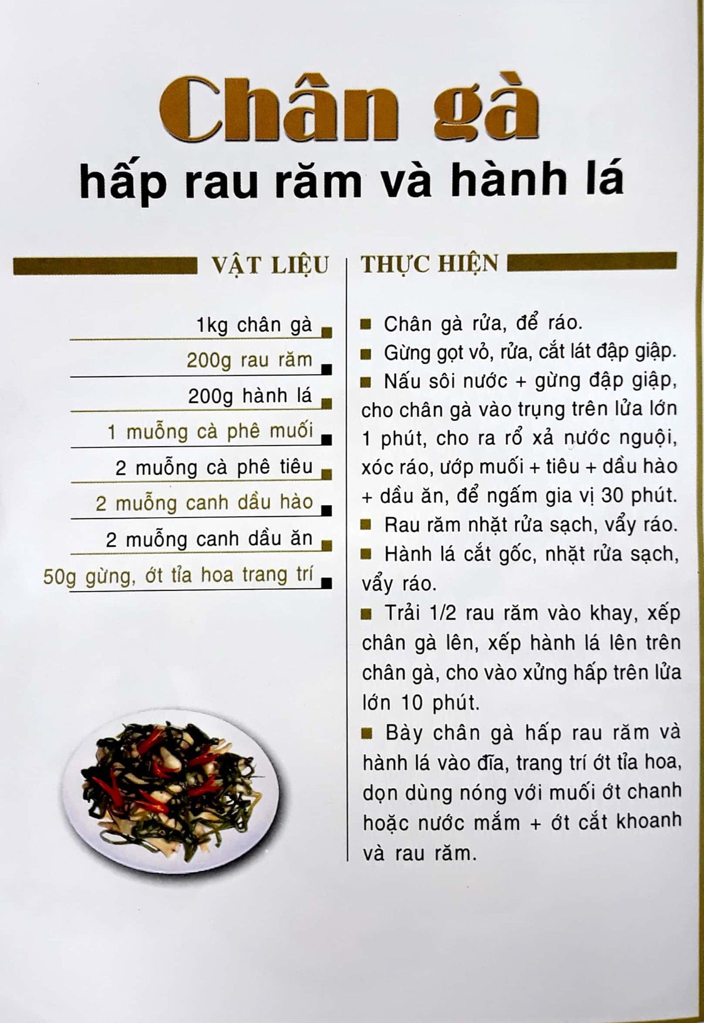  Món Ăn Được Ưa Thích - Món Gà, Vịt 