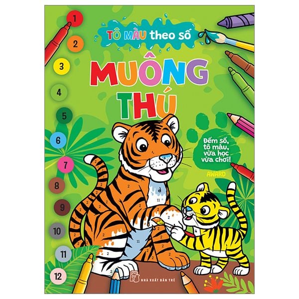 Tô Màu Theo Số - Muông Thú