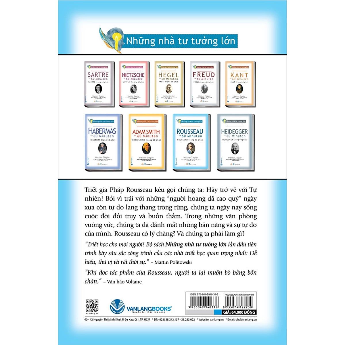  Những Nhà Tư Tưởng Lớn - Rousseau Trong 60 Phút 