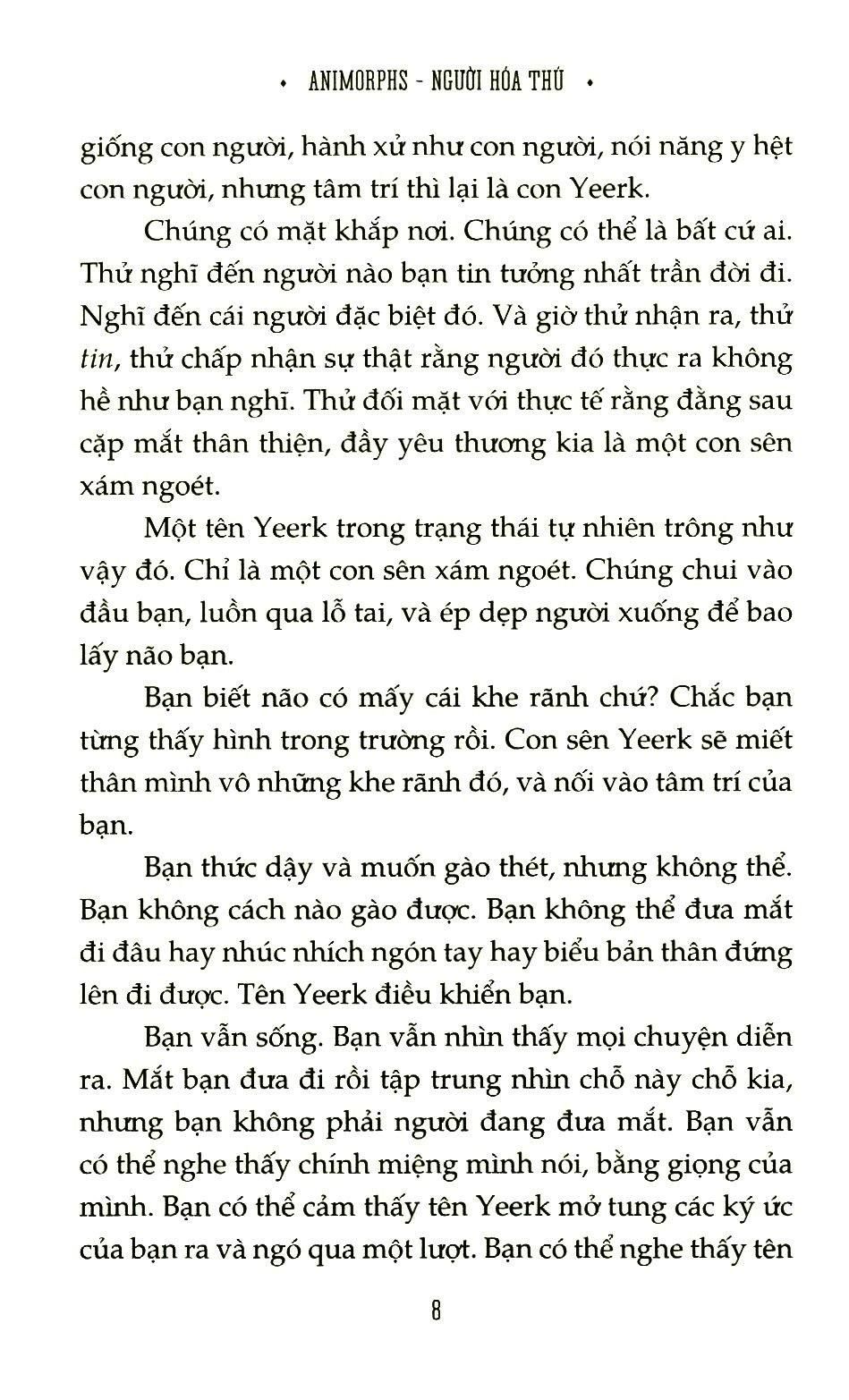  Animorphs - Người Hóa Thú - Tập 12: Phản Ứng 
