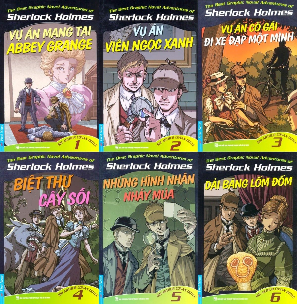  Combo Sherlock Holmes - Bộ 6 Cuốn (Tập 1 - Tập 6) 
