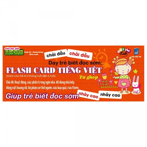  Dạy Trẻ Biết Đọc Sớm: Flash Card Tiếng Việt - Từ Ghép 