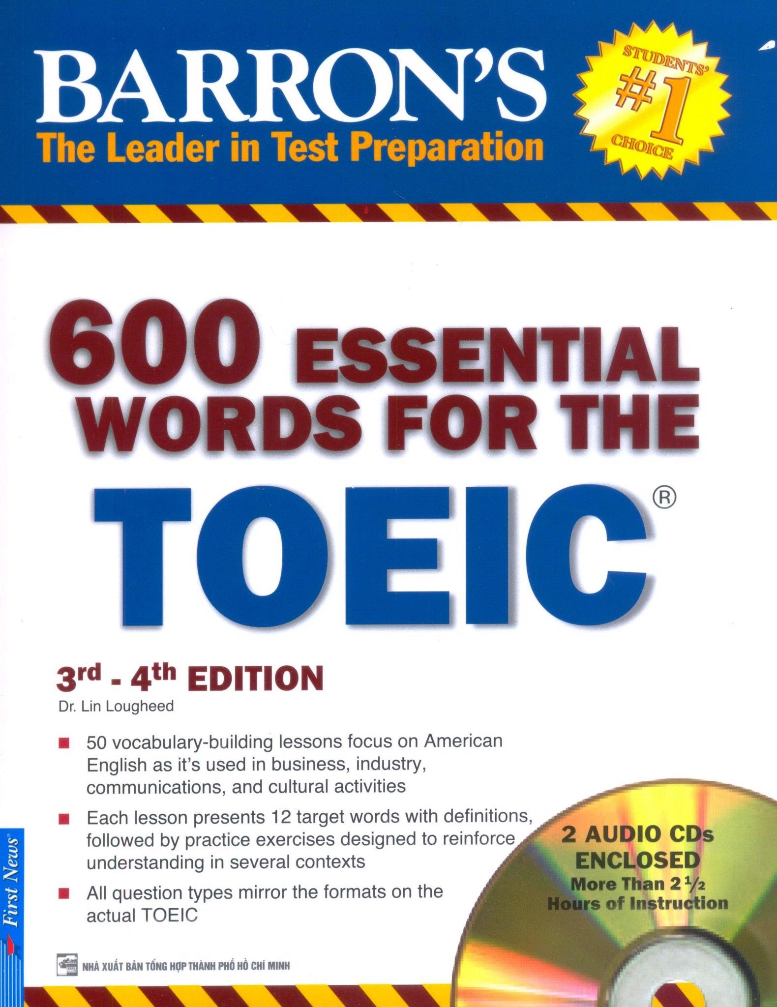  600 Essential Words For The TOEIC 3rd - 4th Edition (Kèm 2 CD) - Tái Bản 2016 