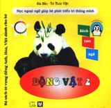  Bộ Sách Từ Vựng Tiếng Anh, Hoa, Việt Dành Cho Bé - Động Vật 2 