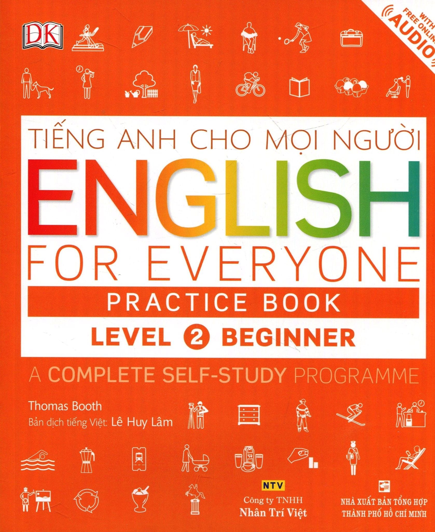  Tiếng Anh Cho Mọi Người - English For Everyone Practice Book Level 2 Beginner (Kèm 1 CD) 