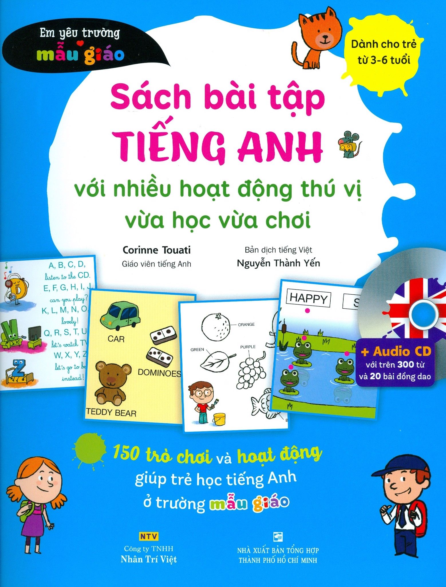  Sách Bài Tập Tiếng Anh Với Nhiều Hoạt Động Thú Vị Vừa Học Vừa Chơi (Kèm 1 CD) 