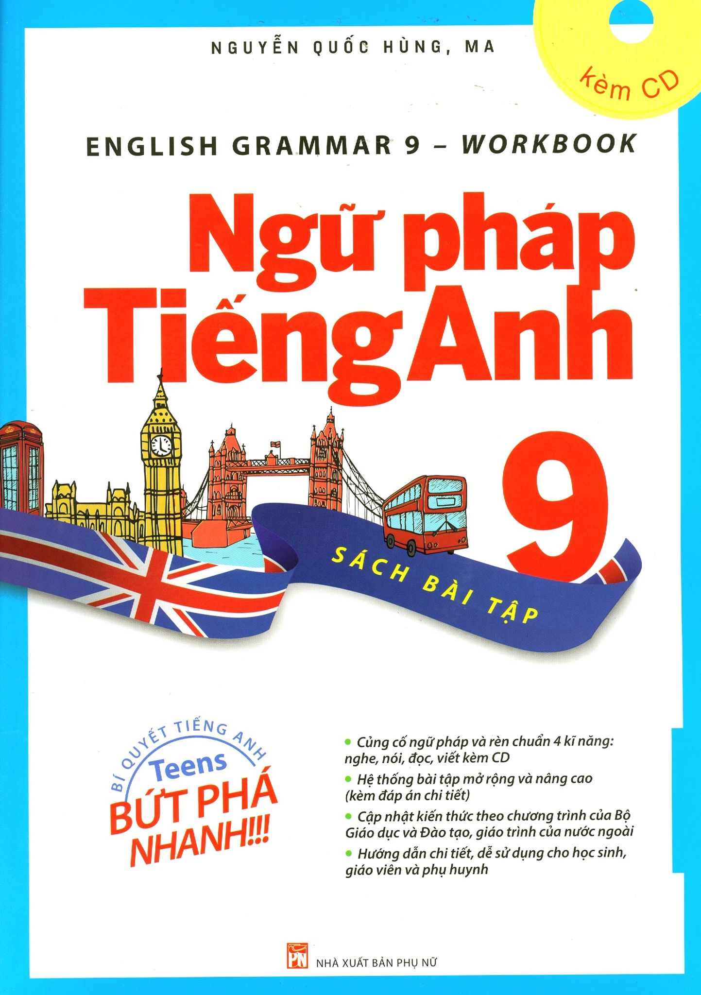  Ngữ Pháp Tiếng Anh 9 - Sách Bài Tập (Kèm 1 CD) 