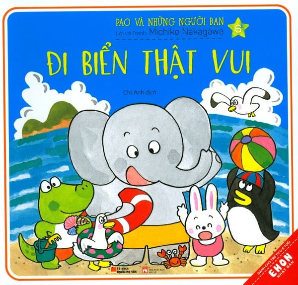 Ehon Nhật Bản - Pao Và Những Người Bạn - Tập 6: Đi Biển Thật Vui