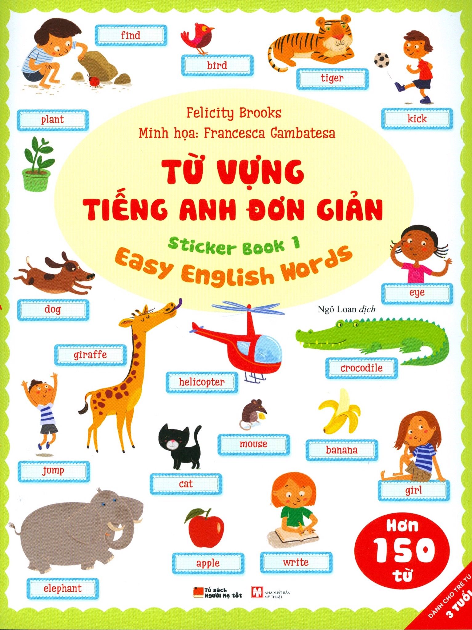  Từ Vựng Tiếng Anh Đơn Giản - Sticker Book 1 