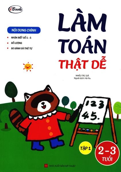 Làm Toán Thật Dễ - Tập 1 (2-3 Tuổi) - iBook