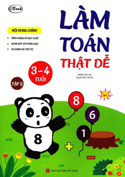 Làm Toán Thật Dễ - Tập 2 (3-4 Tuổi) - iBook