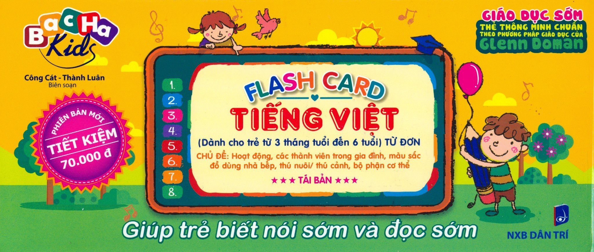  Flash Card Tiếng Việt - Từ Đơn (Tái Bản 2016) 