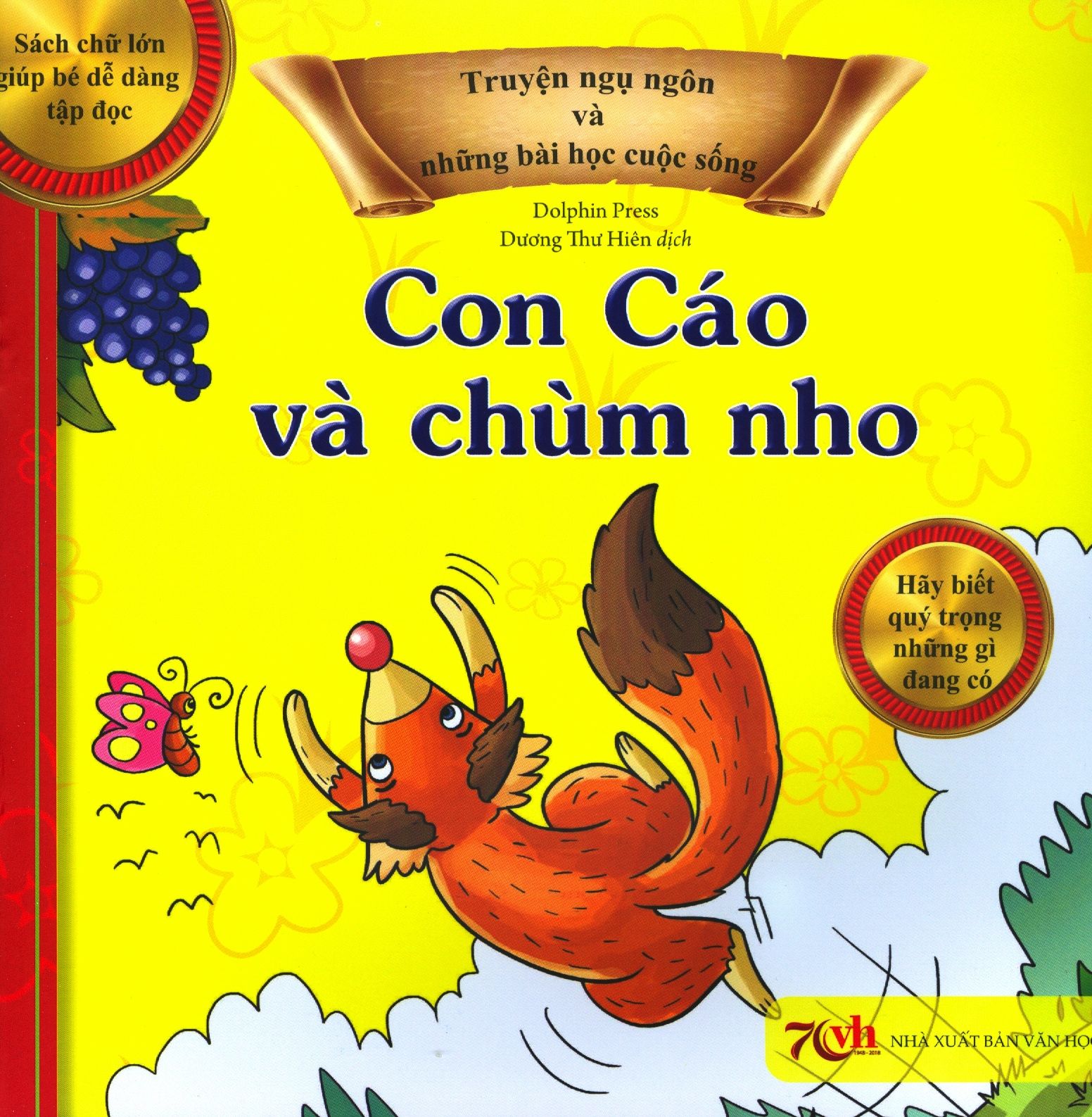  Truyện Ngụ Ngôn Và Những Bài Học Cuộc Sống - Con Cáo Và Chùm Nho 