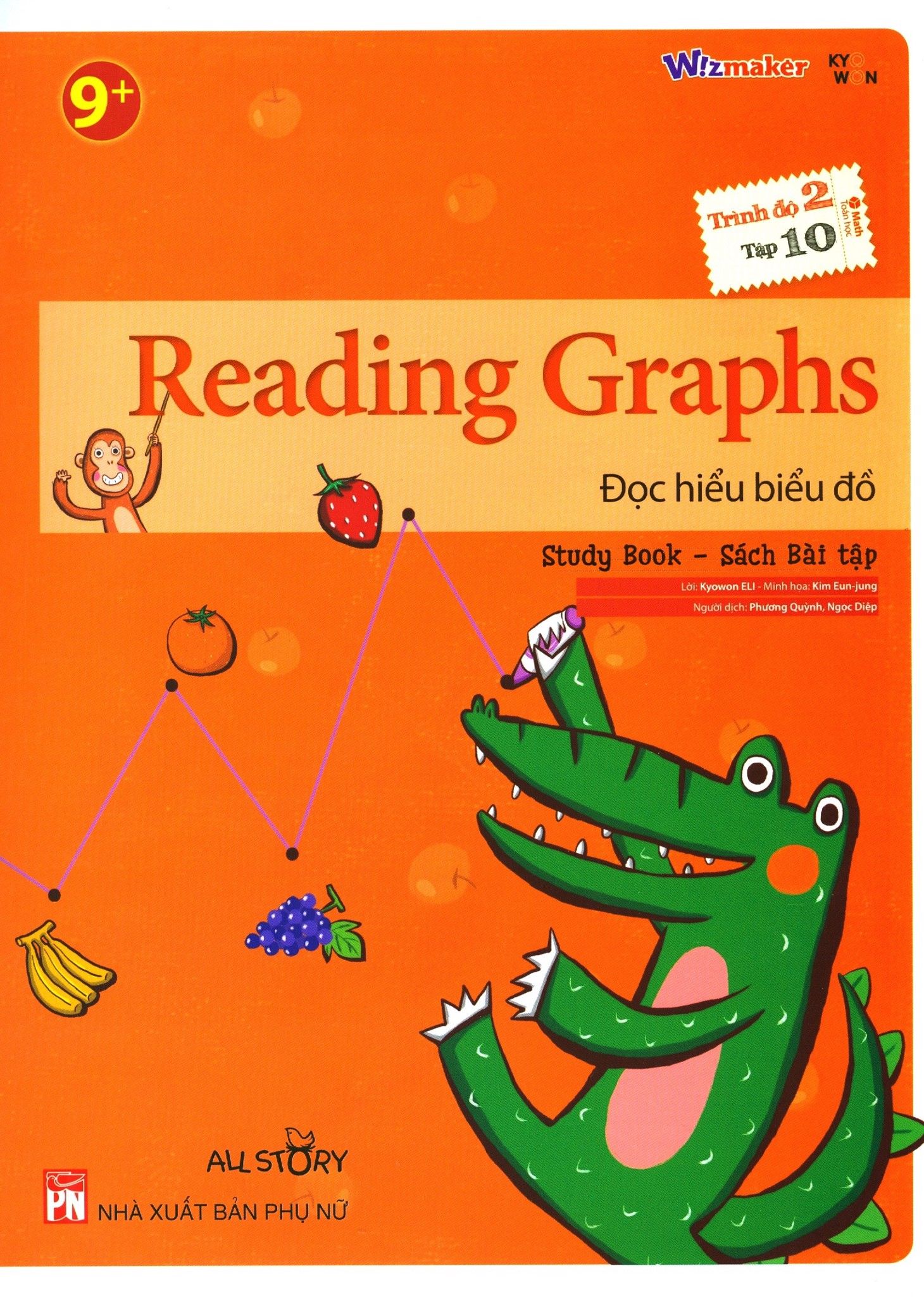  Reading Graphs - Đọc Hiểu Biểu Đồ (Trình Độ 2 - Tập 10) (Study Book - Sách Bài Tập) 