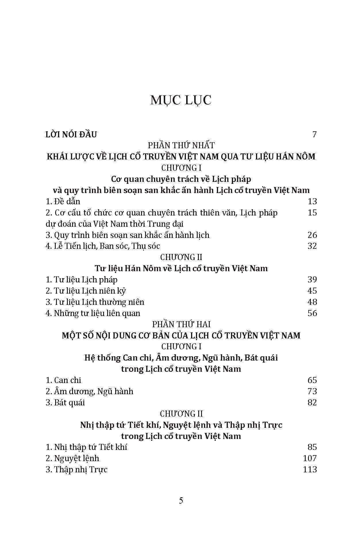  Lịch Cổ Truyền Việt Nam 