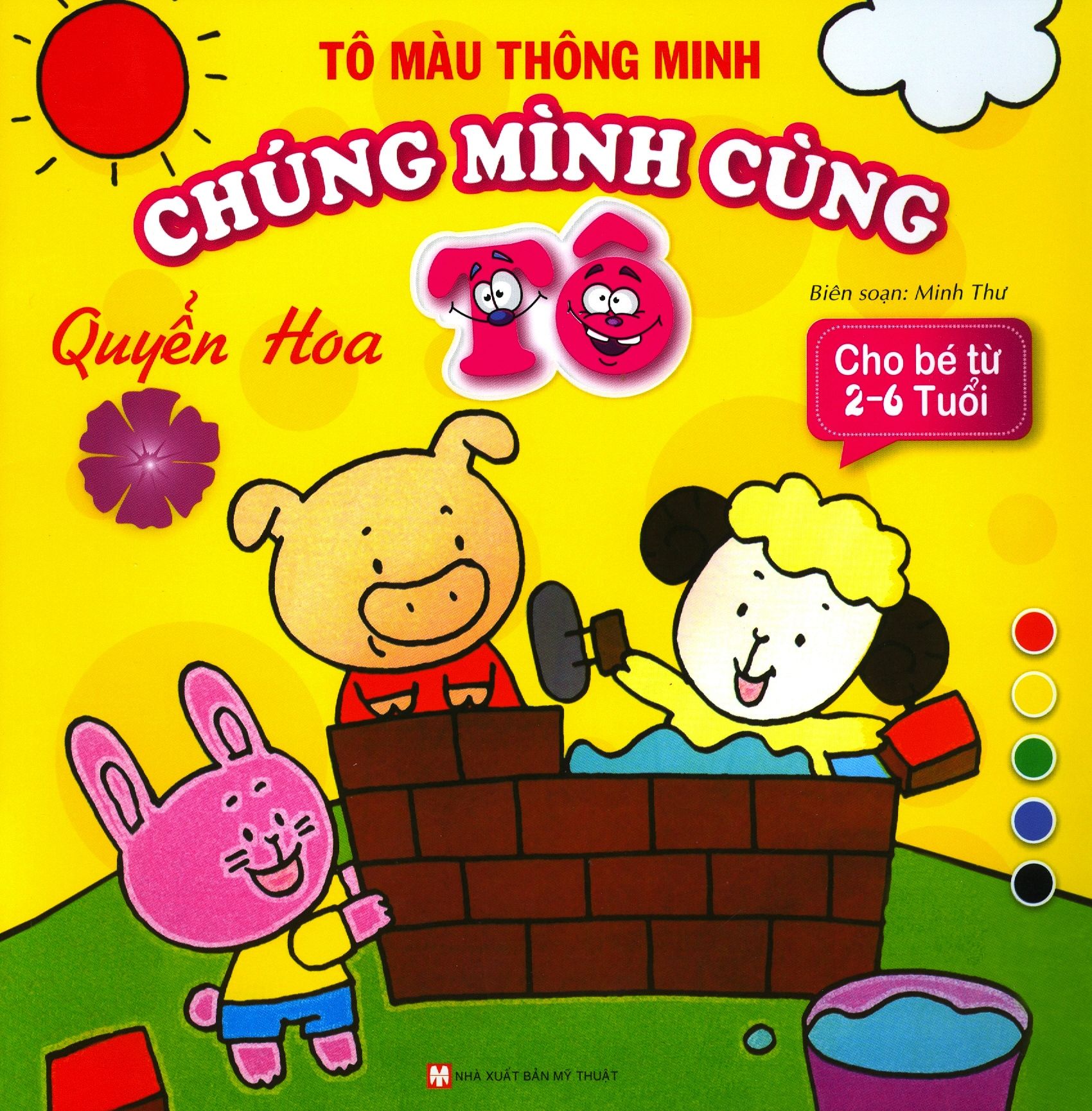  Tô Màu Thông Minh - Chúng Mình Cùng Tô - Quyển Hoa 