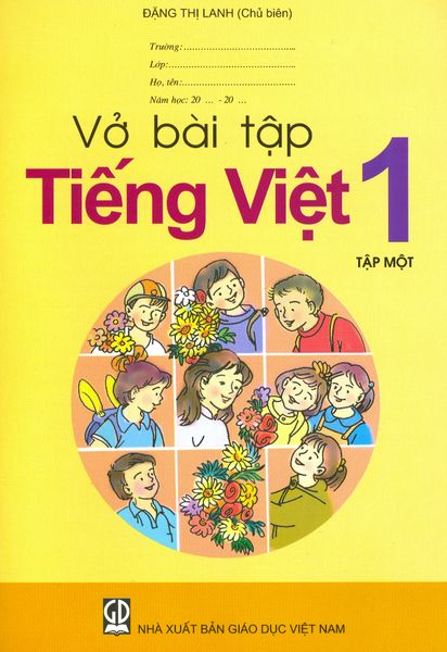 Bộ Sách Giáo Khoa Lớp 1 (2019) - Bài Tập (Bộ 8 Cuốn)