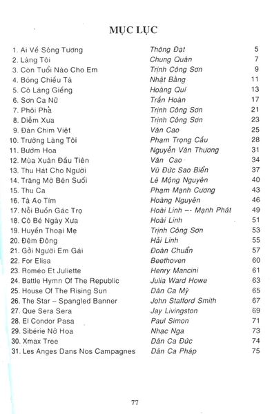 Nhạc Phẩm Việt Nam Và Quốc Tế Nổi Tiếng Soạn Cho Guitar Cổ Điển - Nhà sách Hoa Sen