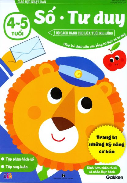 Giáo Dục Nhật Bản - Số - Tư Duy (Tuổi 4-5) - Công ty UIH