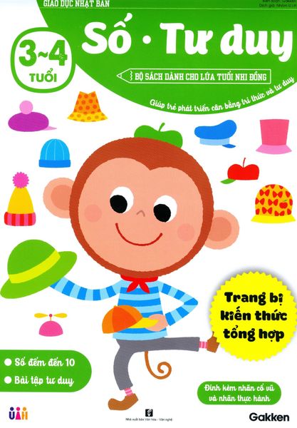 Giáo Dục Nhật Bản - Số - Tư Duy (Tuổi 3-4) - Công ty UIH