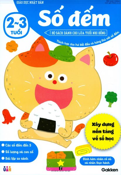 Giáo Dục Nhật Bản - Số Đếm (Tuổi 2-3) - Công ty UIH
