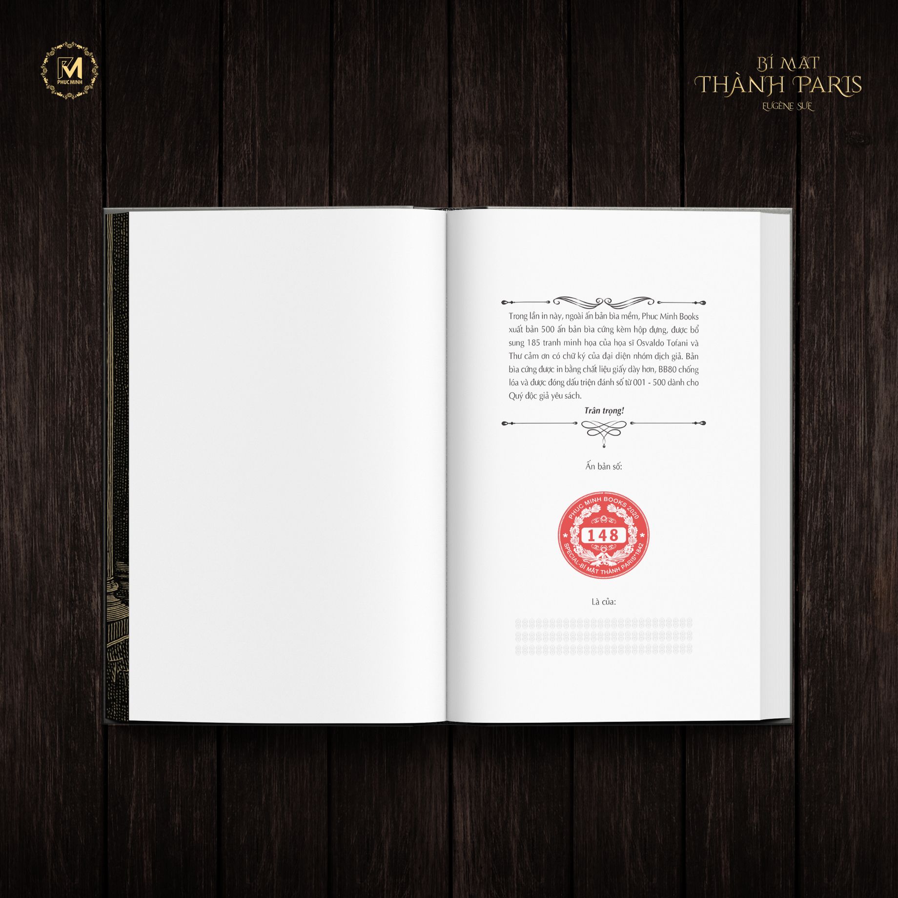  Boxset Bí Mật Thành Paris (Bìa Cứng) (Bản Giới Hạn) 