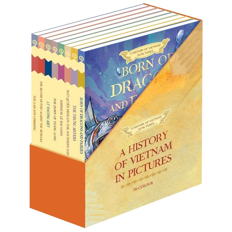  Bộ Sách A History Of Vietnam In Pictures (In Colour) - Phiên Bản Tiếng Anh (Bộ Hộp 8 Cuốn) 
