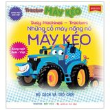  Bộ Sách Busy Machines + Puzzle Activity - Tractor: Máy Kéo (Song Ngữ Anh - Việt) - Kèm Mô Hình Lắp Ghép 