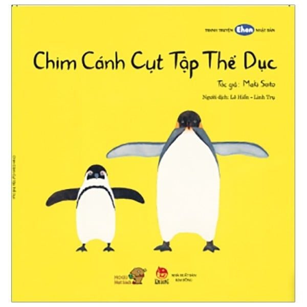  Ehon - Mọt Sách Mogu - Chim Cánh Cụt Tập Thể Dục 