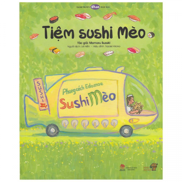  Ehon - Mọt Sách Mogu - Tiệm Sushi Mèo 