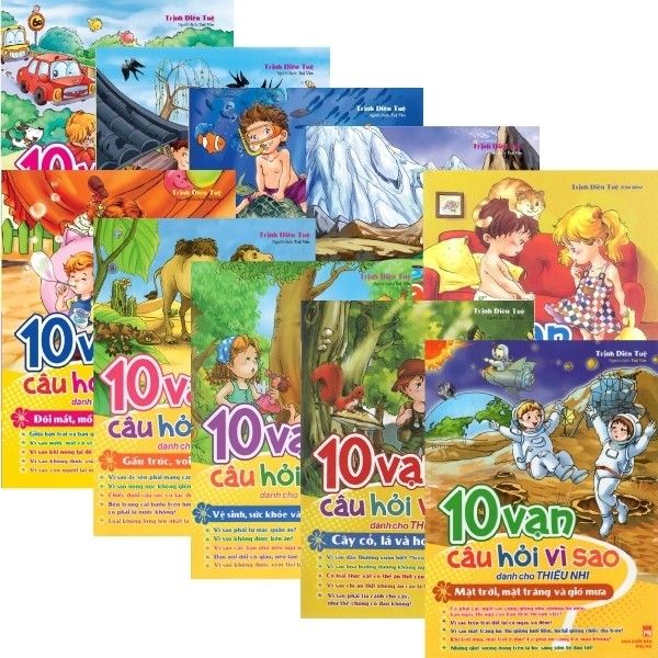  Combo 10 Vạn Câu Hỏi Vì Sao Dành Cho Thiếu Nhi 