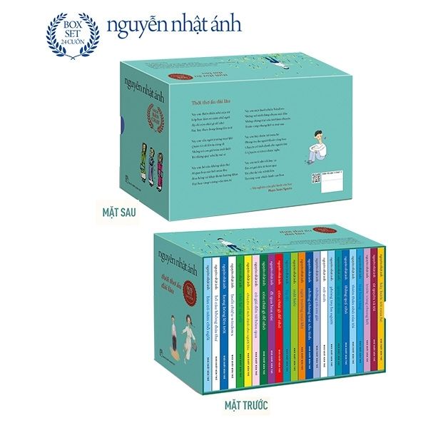  Thời Thơ Ấu Dài Lâu - Nguyễn Nhật Ánh - Boxset Xanh Ngọt Ngào (Bộ 24 Cuốn) - Tặng Kèm Giấy Note Hình Chữ Nhật 