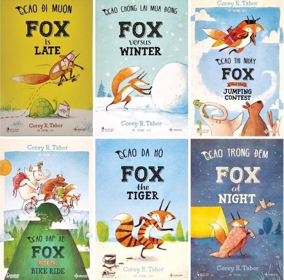  Bộ Fox Chú Cáo Tinh Nghịch (Song Ngữ Việt - Anh) (Bộ 6 Cuốn) 