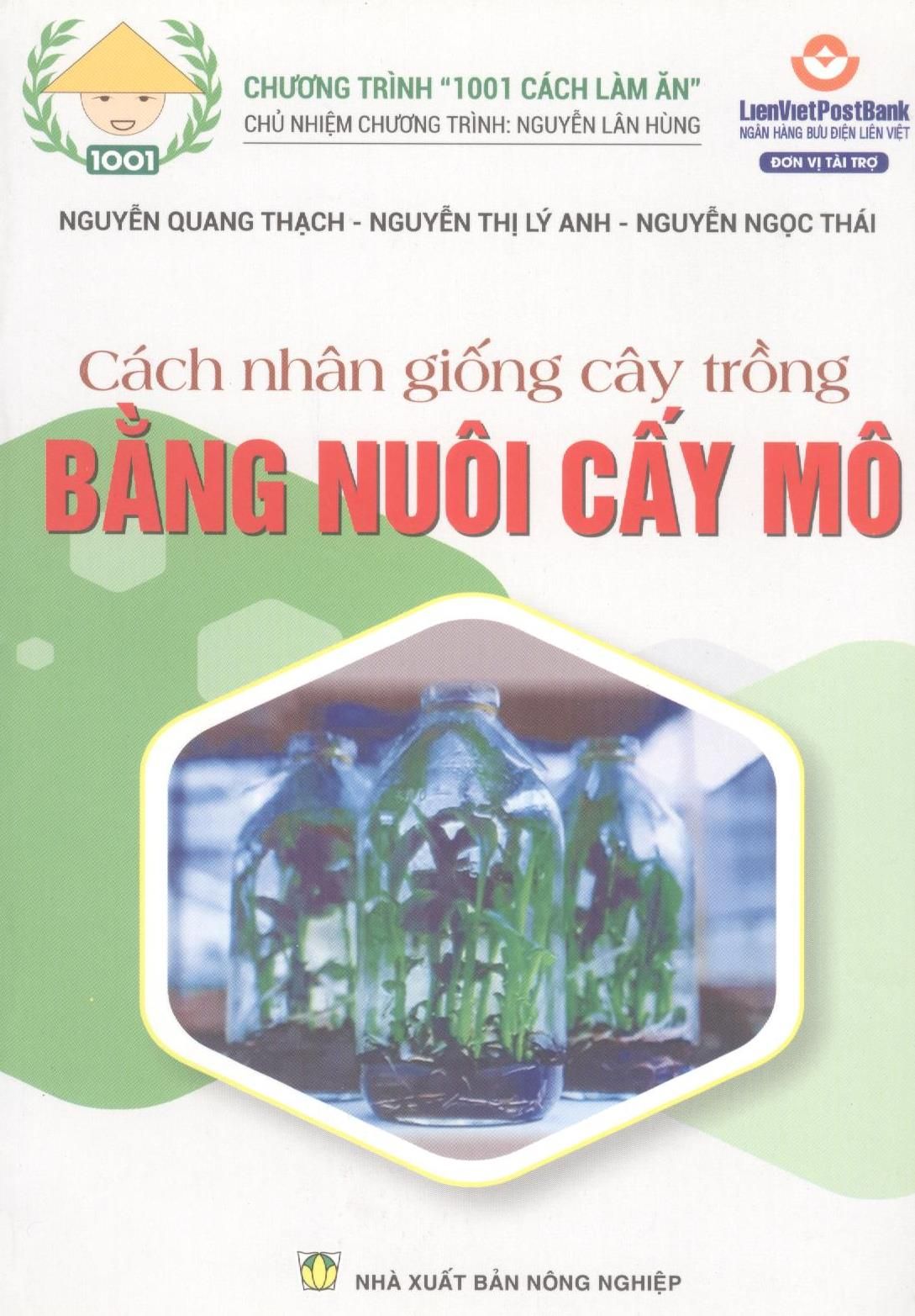  Cách Nhân Giống Cây Trồng Bằng Nuôi Cấy Mô 