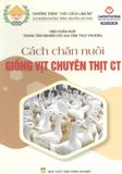  Cách Chăn Nuôi Giống Vịt Chuyên Thịt CT 