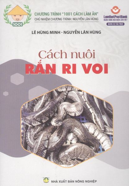 Cách Nuôi Rắn Ri Voi - NXB Nông Nghiệp