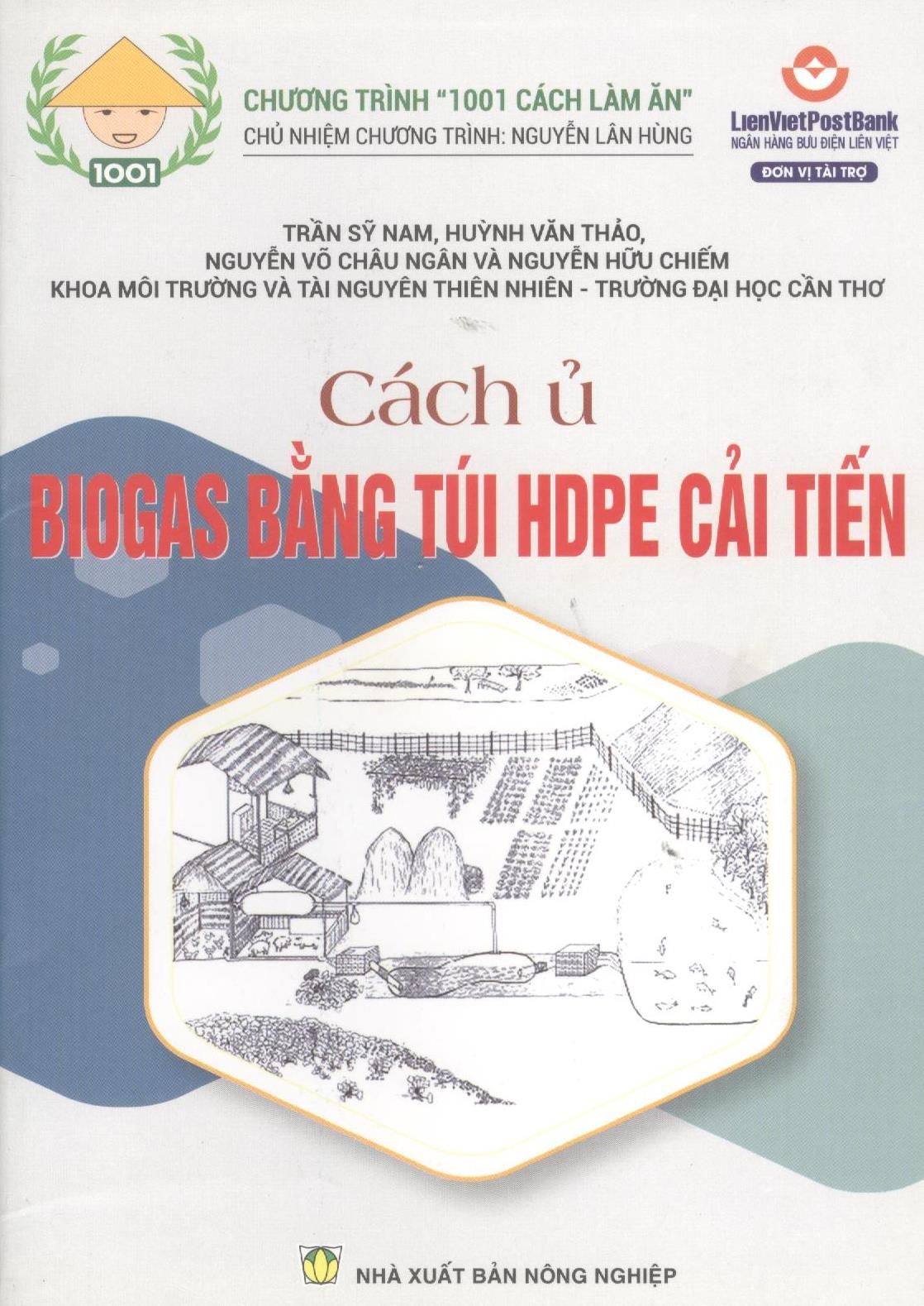  Cách Ủ Biogas Bằng Túi HDPE Cải Tiến 