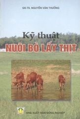 Kỹ Thuật Nuôi Bò Lấy Thịt