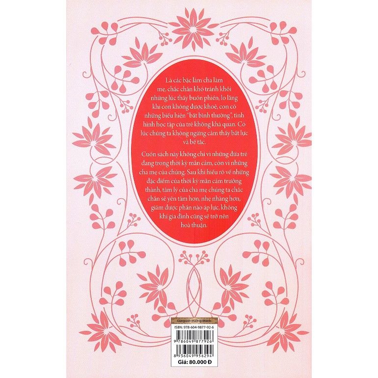  Cùng Con Trưởng Thành - Đừng Bỏ Lỡ Thời Kỳ Mẫn Cảm Của Con 
