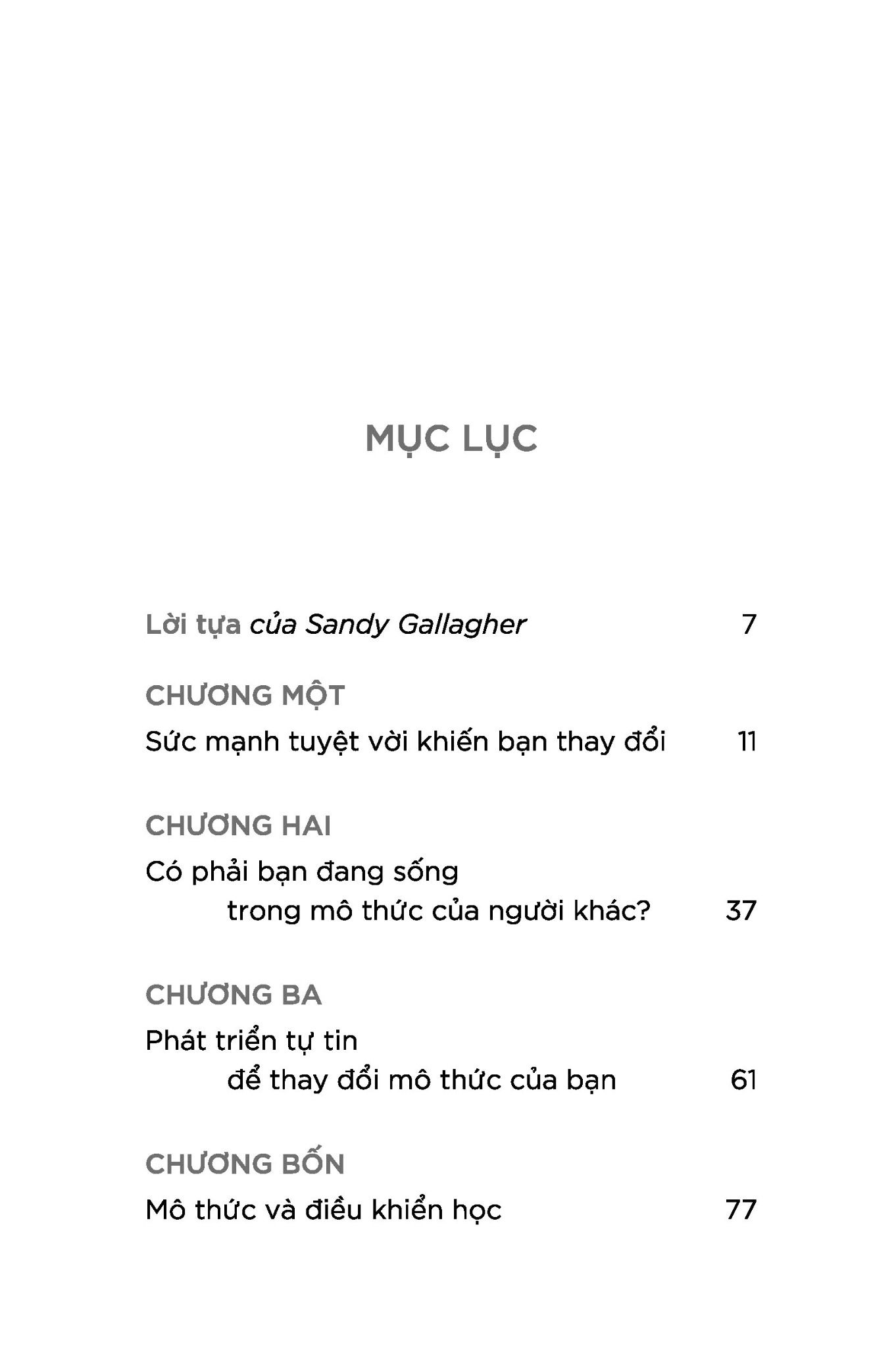  Thay Đổi Mô Thức, Thay Đổi Cuộc Đời 