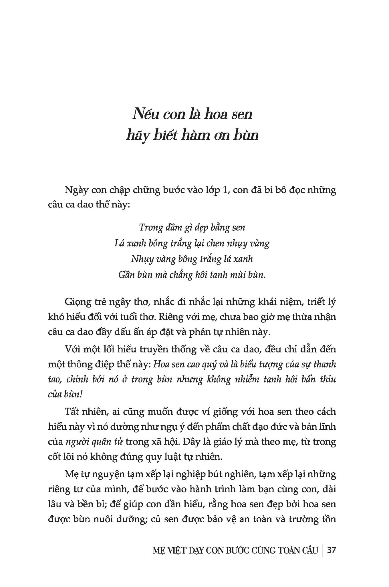  Mẹ Việt Dạy Con Bước Cùng Toàn Cầu 