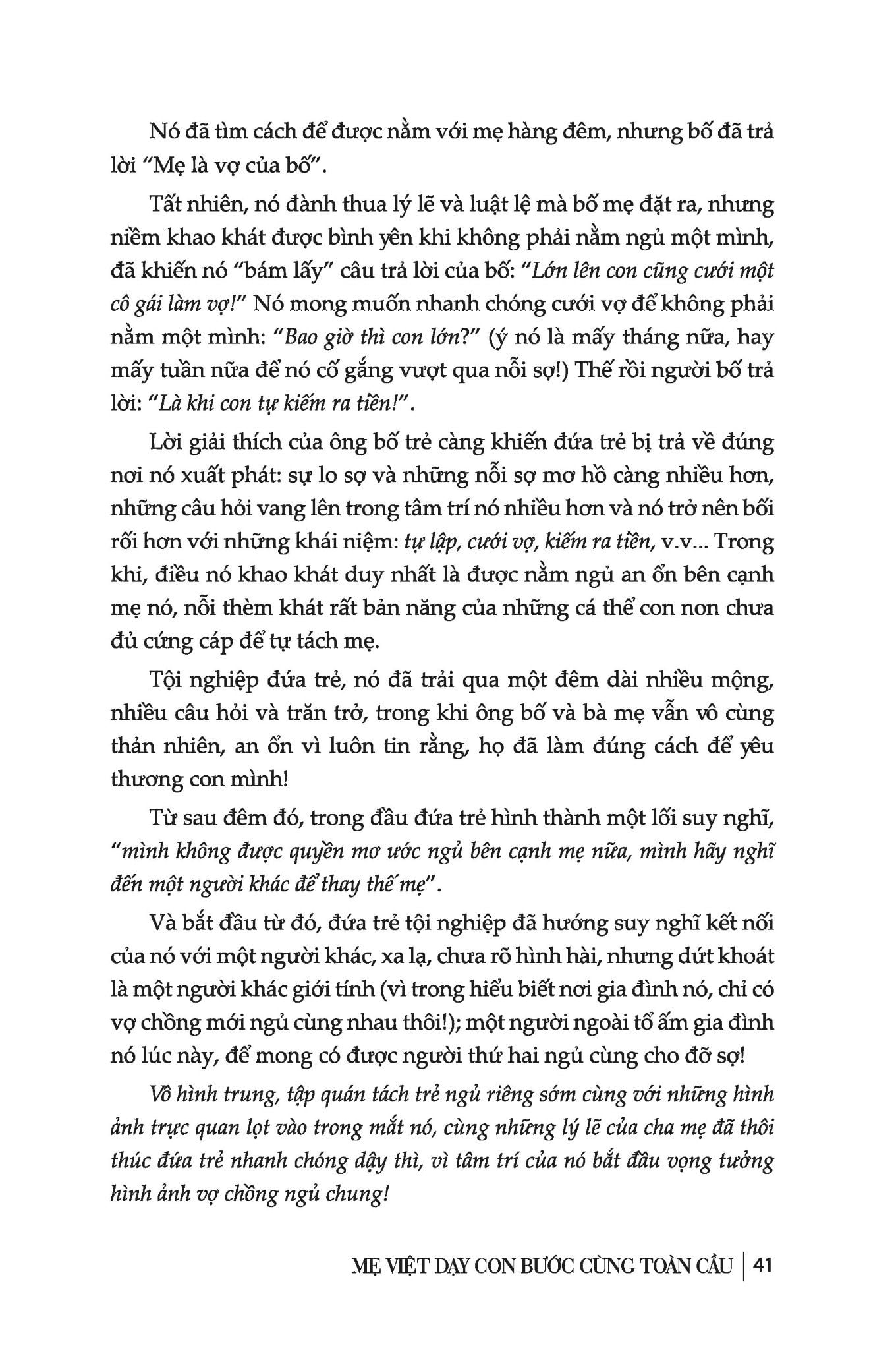  Mẹ Việt Dạy Con Bước Cùng Toàn Cầu 