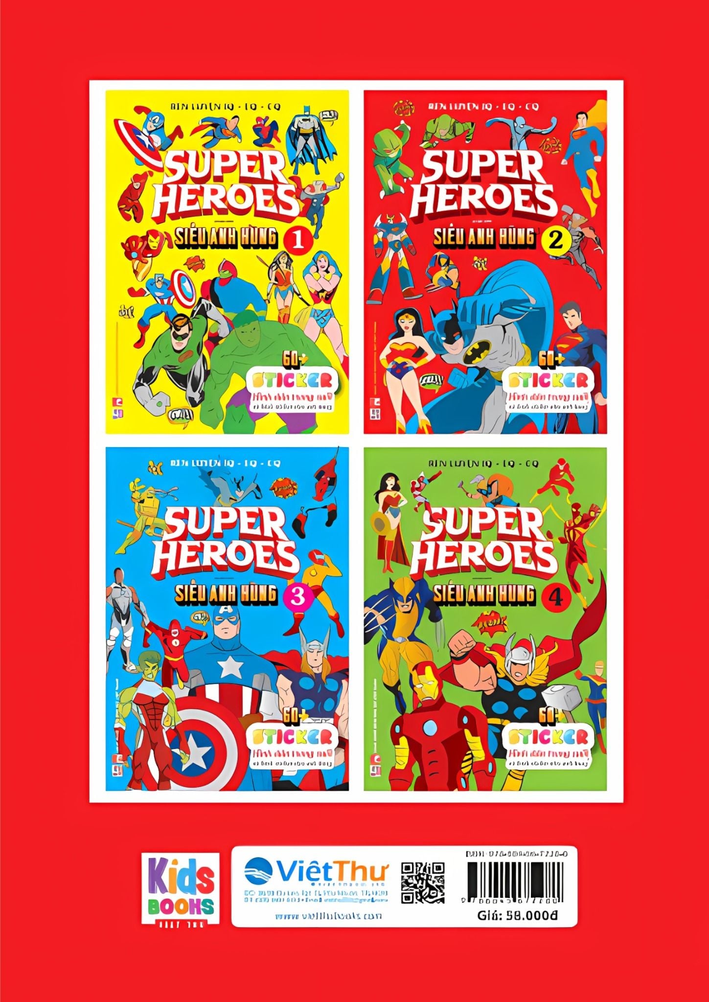 Supper Heroes - Siêu anh hùng T2 - sticker trong suốt 