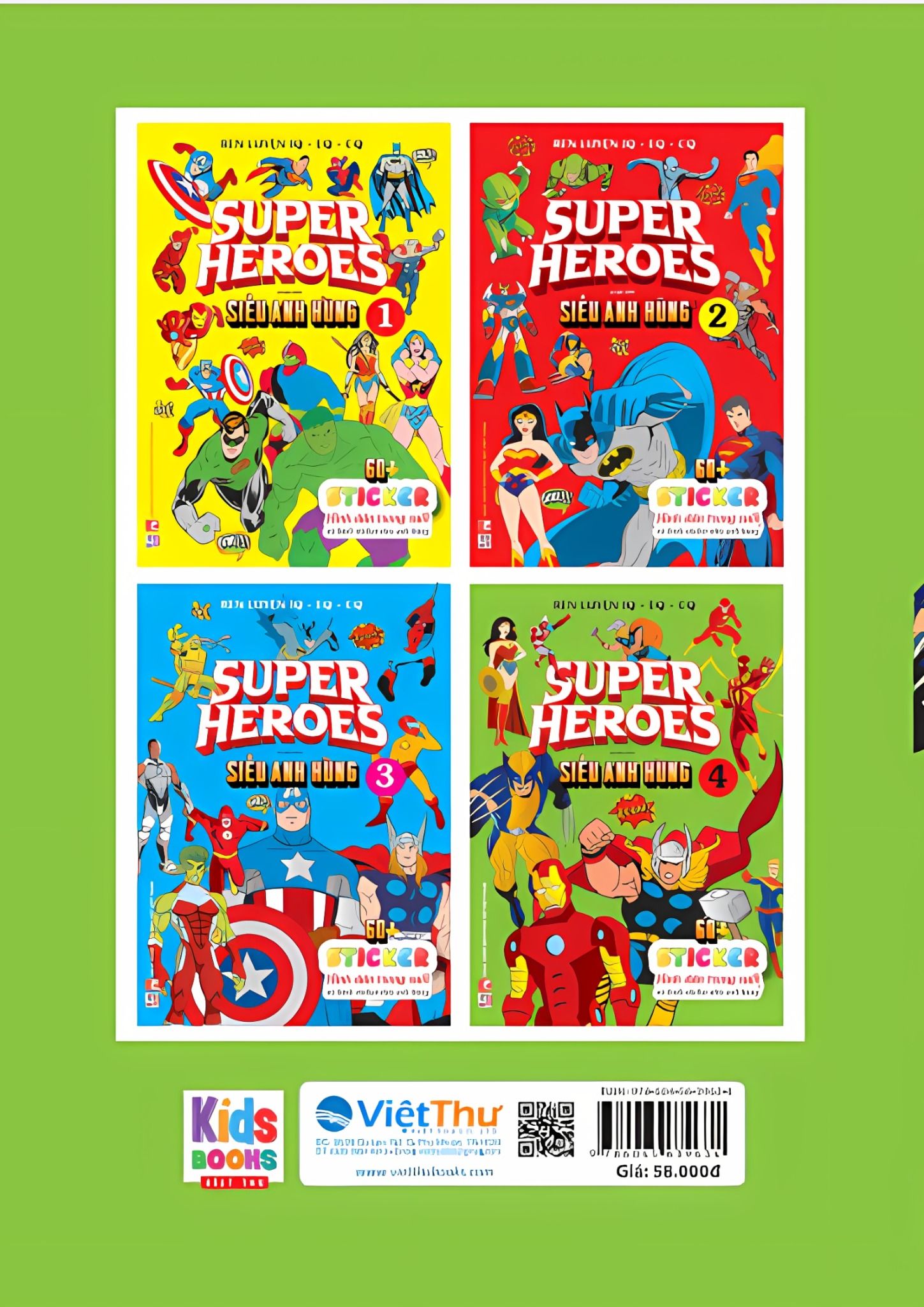  Supper Heroes - Siêu anh hùng T4 - sticker trong suốt 
